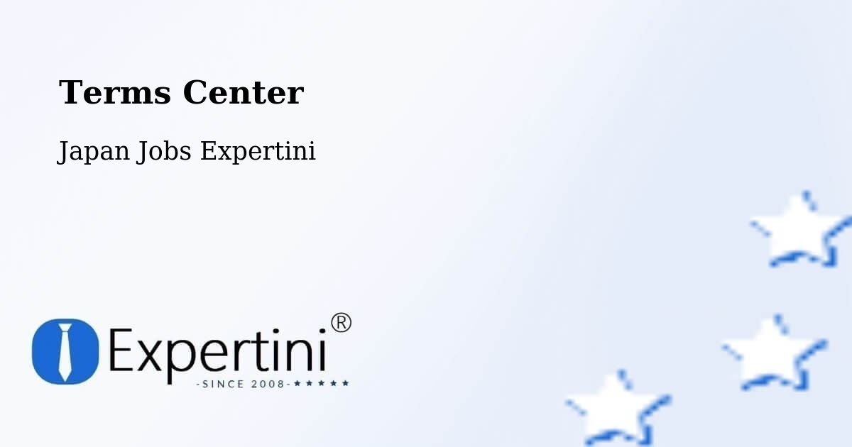 Terms of Service – Tahara - Japan Jobs Expertini